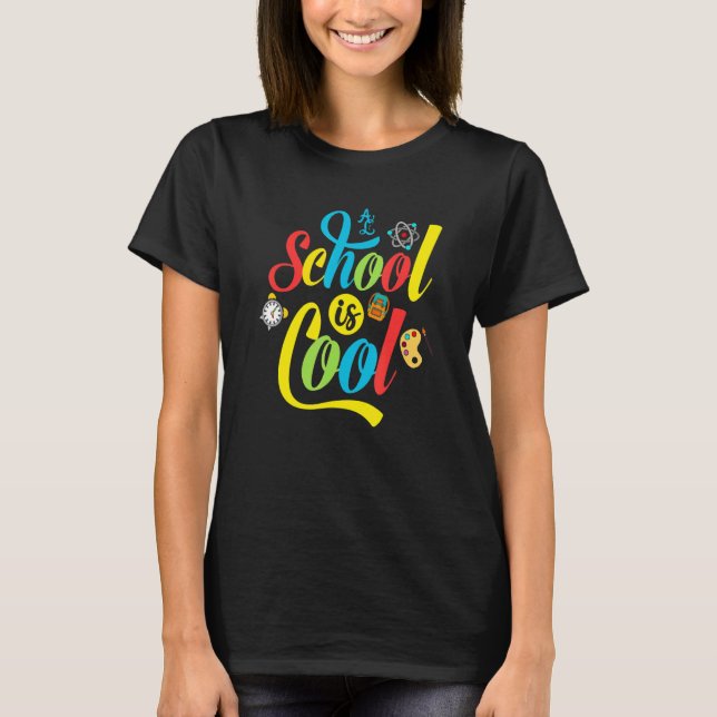 T-shirt School Is Cool (Devant)