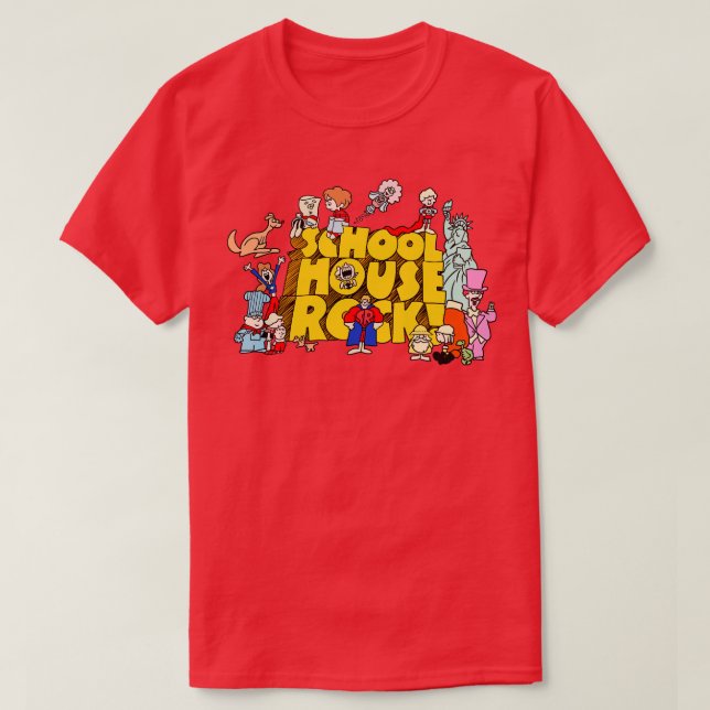T-shirt Schoolhouse Rock 1973 (Design devant)