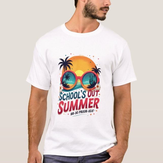 T-shirt Schools Out For Summer  (Devant)
