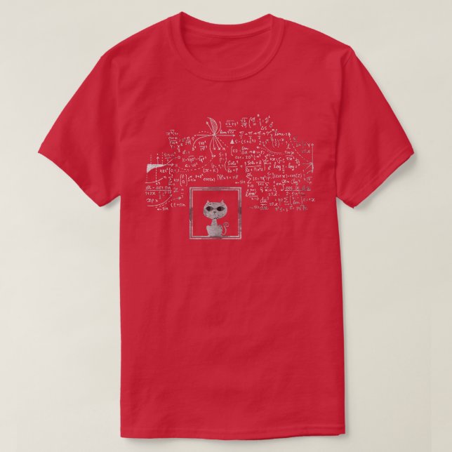 T-shirt Schrodinger's Cat Quantum Physics Nerd (Design devant)