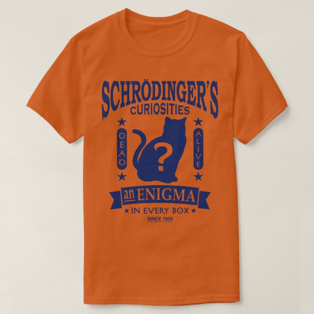 T-shirt Schrodingers Chat mécanique quantique Paradox Geek (Design devant)