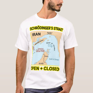 T-shirt Schrodinger's Strait Open and Closed