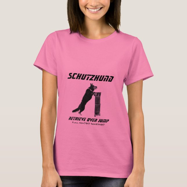 T-shirt Schutzhund recherchent (Devant)