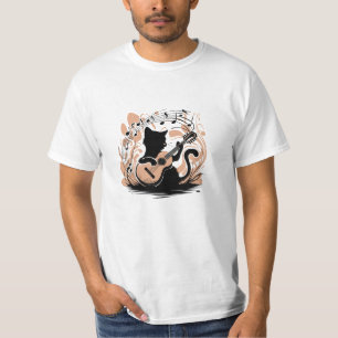 T - Shirt - Schwarze Katze