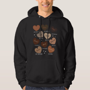 T-Shirt-Schwarzer Geschichtsmonat 100 Jahre Hoodie
