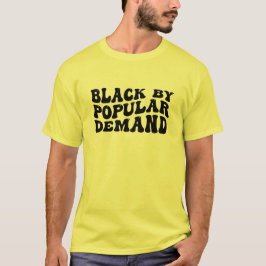 T-Shirt-Schwarzer Geschichtsmonat 100 Jahre T-Shirt