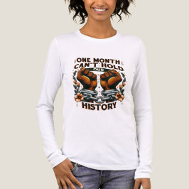 T-Shirt-Schwarzer Geschichtsmonat 100 Jahre Tri-Blend Shirt