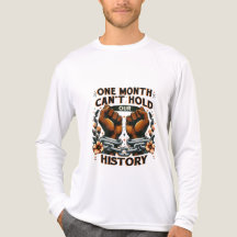 T-Shirt-Schwarzer Geschichtsmonat 100 Jahre