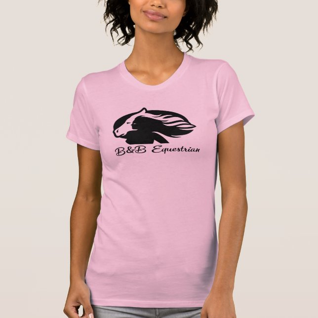T - Shirt - Schwarzes B&B-Logo (Vorderseite)