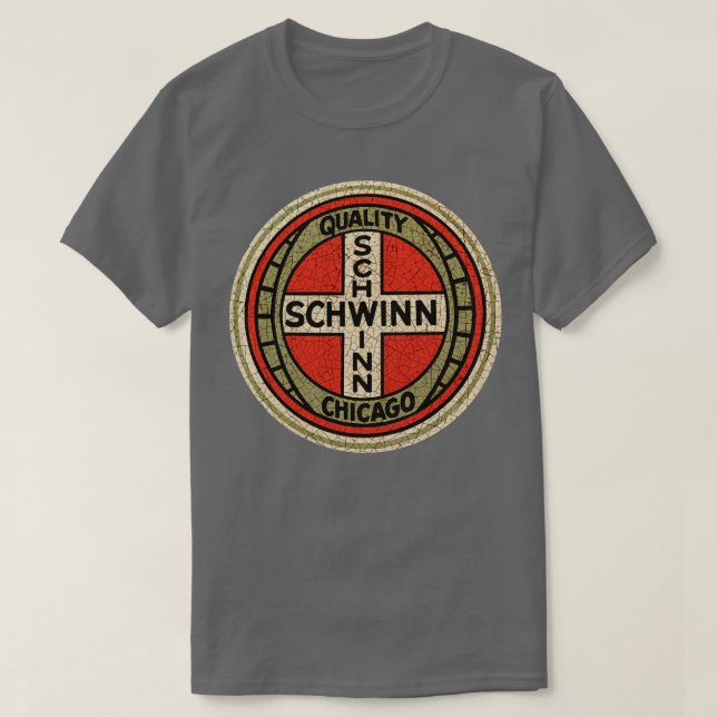 T-shirt Schwin Vintage Bicyclettes Chicago (Design devant)