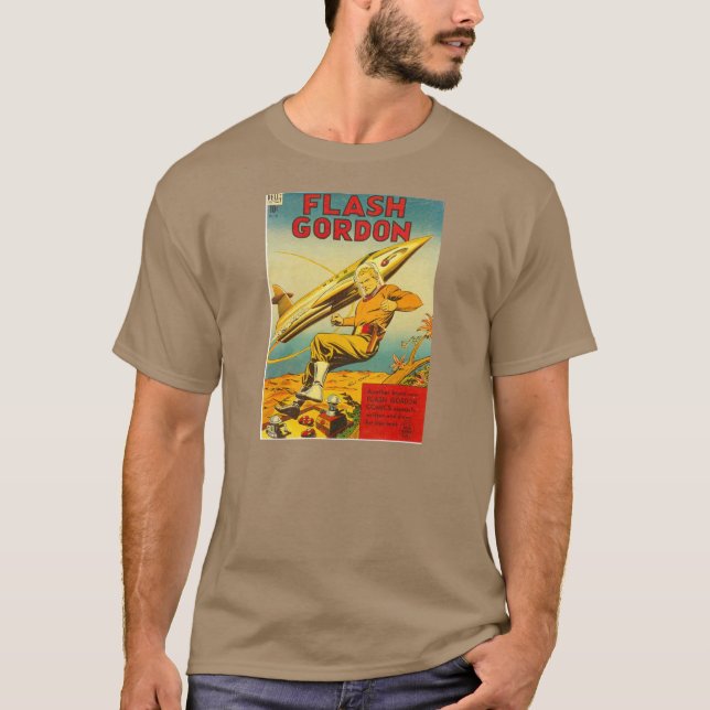 T - Shirt Sci-FI greller Gordon 1948 (Vorderseite)