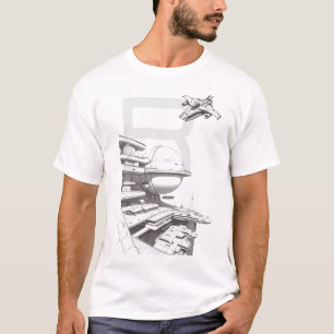 T-shirt Sci-Fi Traversant l'Univers 02 C Avant