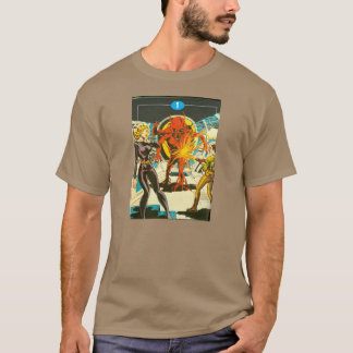 T - Shirt Sci-FI UNHEIMLICHER Comic-Bucheinband
