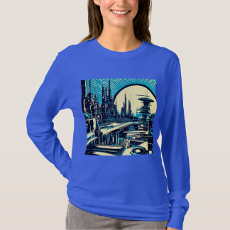 T-shirt Sciage urbain futuriste SF 3