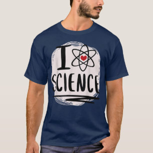 T-shirt Science amour atome amour science