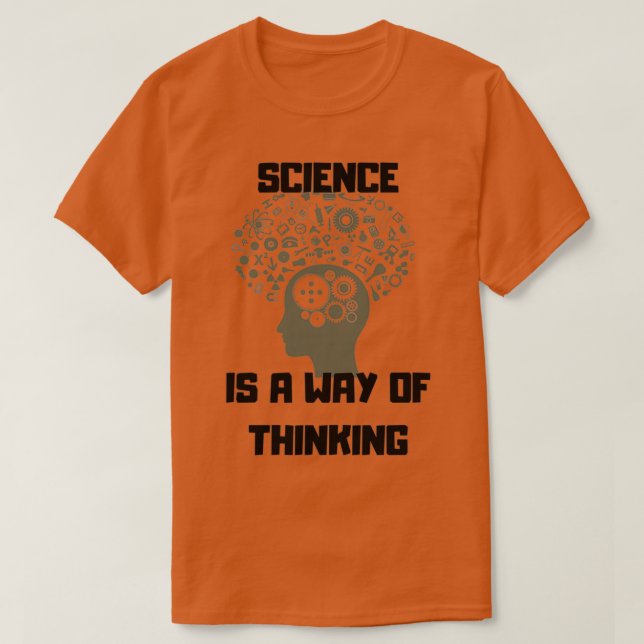 T-shirt Science Cerveau s (Design devant)
