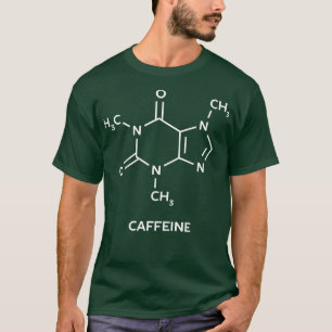 T-shirt Science de la caféine moléculaire