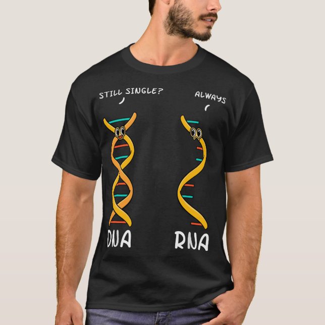 T-shirt Science de l'ARN toujours unique ADN Biologis maje (Devant)