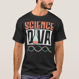 T-shirt Science Diva Stem Squad Biologie Major Steminist
