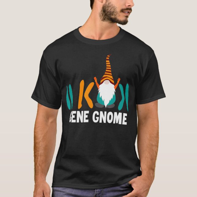 T-shirt Science Drôle Gene Gnome (Devant)