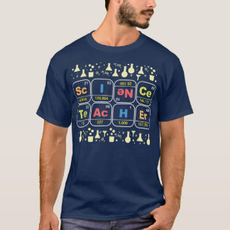 T-shirt Science Enseignant Chimie Physique Biologie Expéri