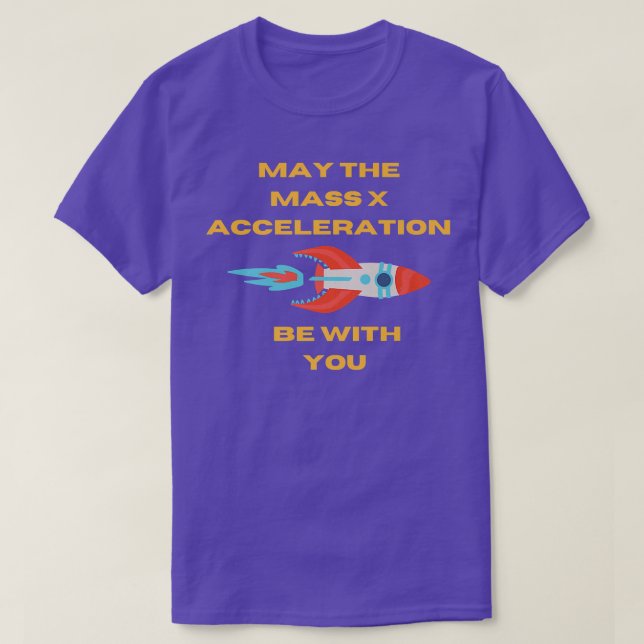 T-shirt Science Enseignant Fun Force X Accélération Concep (Design devant)