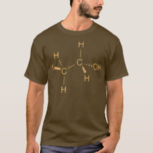 T-shirt Science Éthanol Chimie de l'alcool Chimiste blanc