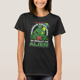 T-shirt Science Fiction Alien Croyant Costume Party Ufo