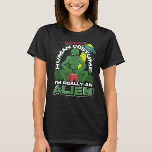 T-shirt Science Fiction Alien Croyant Costume Party Ufo