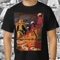 Science-fiction vintage Ville futuriste Voiture vo
