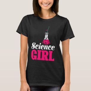 T-shirt Science Fille scientifique Nerd femmes filles mign