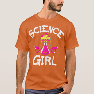 T-shirt Science Girl Stem Field Biologie Chimie Physique