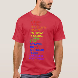 T-shirt Science is Real Black Lives Matter Pride Month (1
