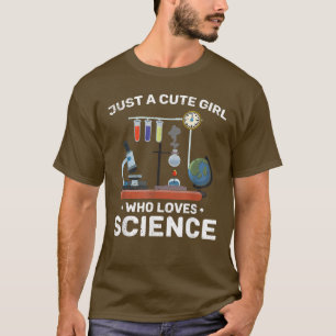 T-shirt Science Lover Laboratoire de chimie pour femmes