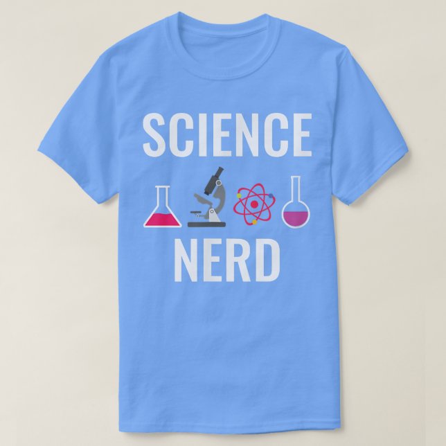 T-shirt Science Nerd (Design devant)
