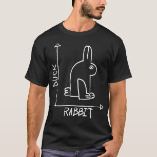 T-shirt Science Nerd Canard ou lapin physique Geek de math
