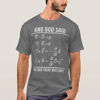 T-shirt Science Nerd de la Formule et physique des médecin