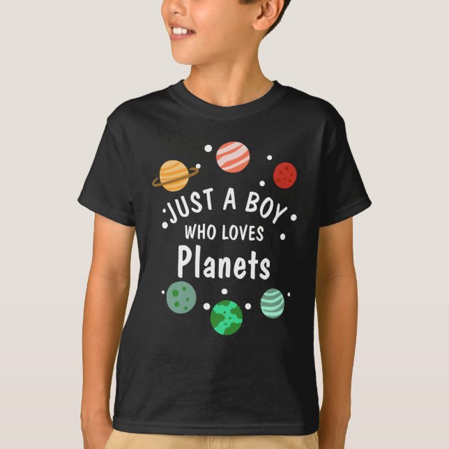 T-shirt Science Nerd Espace extra-atmosphérique garçon qui (Devant)