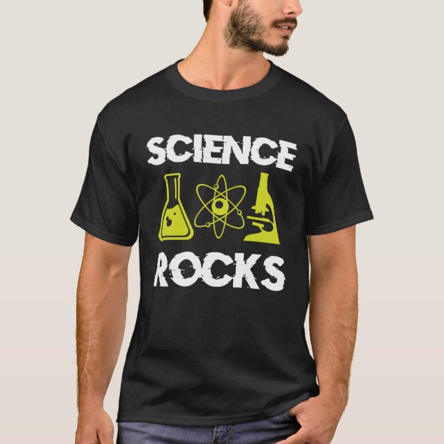 T-shirt Science Rocks Chimiste Science Chimie (Devant)