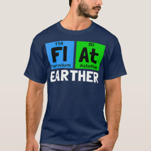 T-shirt Science Terre plate Terre plate Terre plate Terre