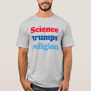 T-SHIRT SCIENCE TRUMP RELIGION