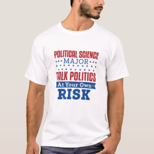 T-shirt Sciences politiques Parler de politique et de poli