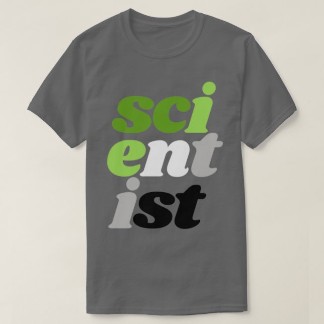 T-shirt scientifique arôme vertical non frontière 1 (Design devant)