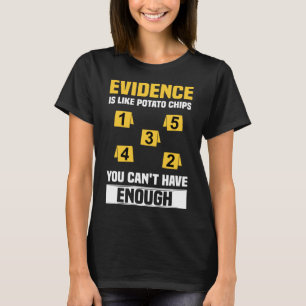 T-shirt Scientifique criminalistique Coroner et légiste