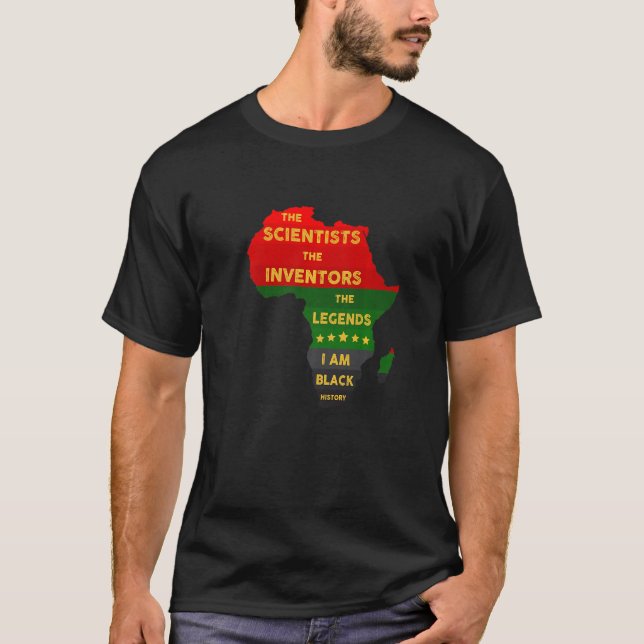 T-shirt Scientifiques et inventeurs noirs, Vêtements Améri (Devant)