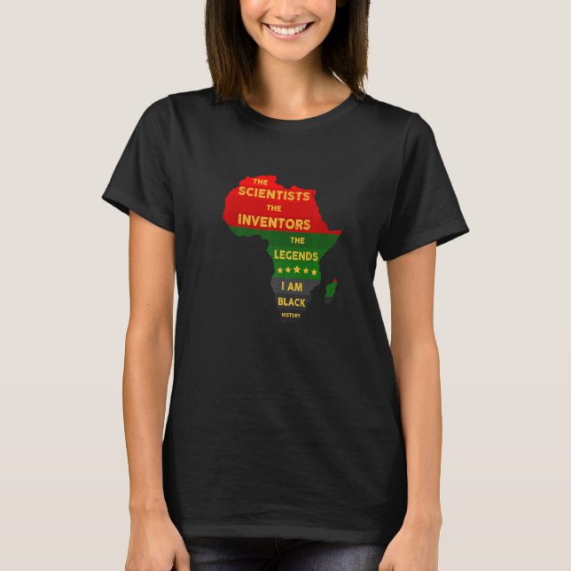 T-shirt Scientifiques et inventeurs noirs, Vêtements Améri (Devant)