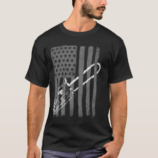 T-shirt Scieur au bois à chaîne US Bûcheron