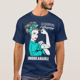 T-shirt Scleroderma Guerrier Indestructible Conscience Cad