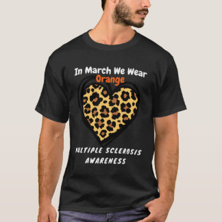 T-shirt Sclérose en plaques de la SP du coeur Sensibilisat