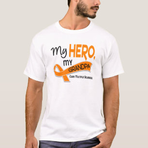 T-shirt Sclérose en plaques de milliseconde MON HÉROS MO